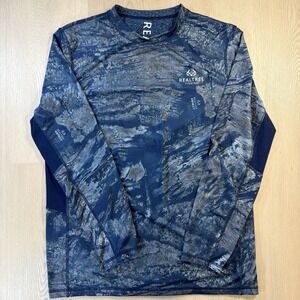 Realtree Fishing Long Sleeved Reversible Shirt Size Large
